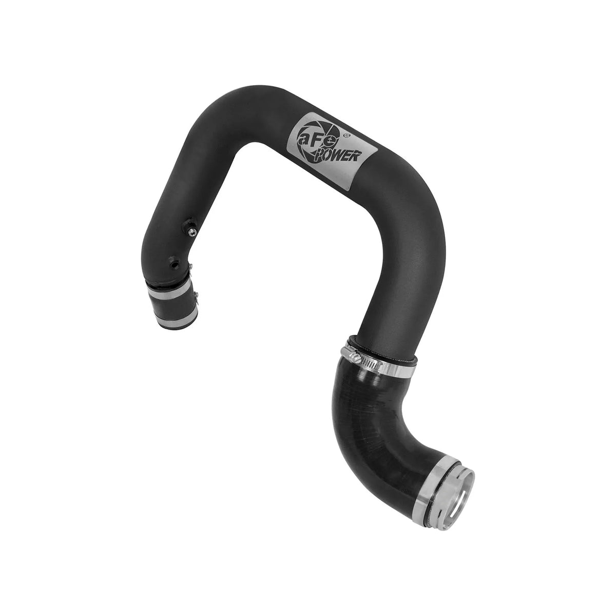 aFe BladeRunner 2.5in Black IC Tube Hot Side w/ Coupling & Clamp Kit 2016 GM Colorado/Canyon 2.8L