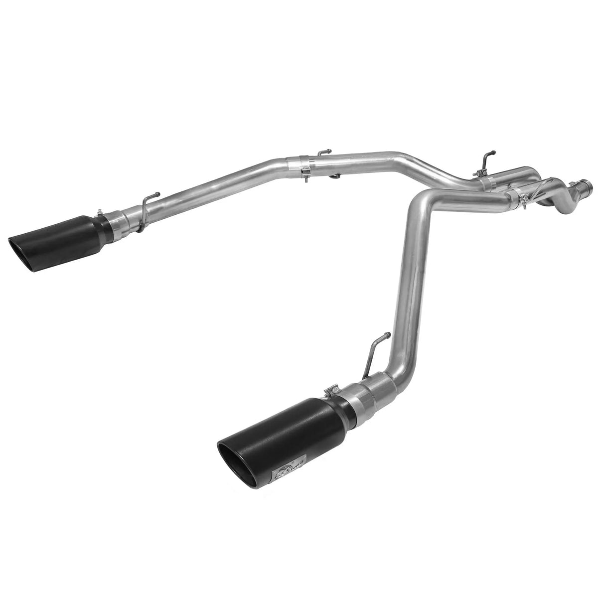 aFe MACH Force XP DPF-Back Exhaust 3in SS w/ 5in Black Tips 2014 Dodge Ram 1500 V6 3.0L EcoDiesel