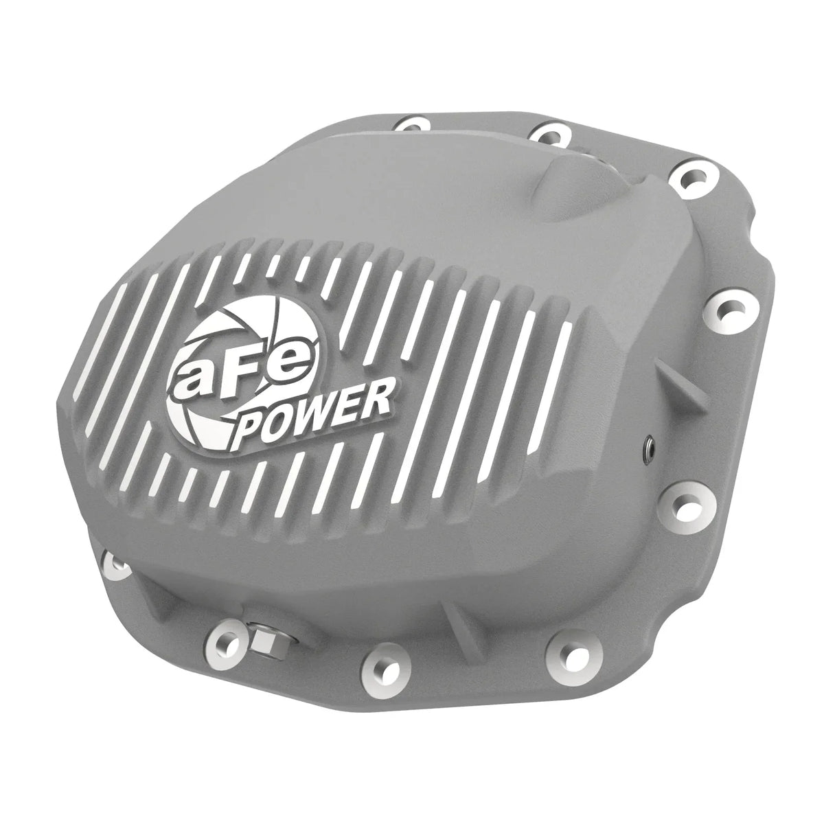 aFe Street Series Rear Differential Cover Raw w/ Fins 15-19 Ford F-150 (w/ Super 8.8 Rear Axles)