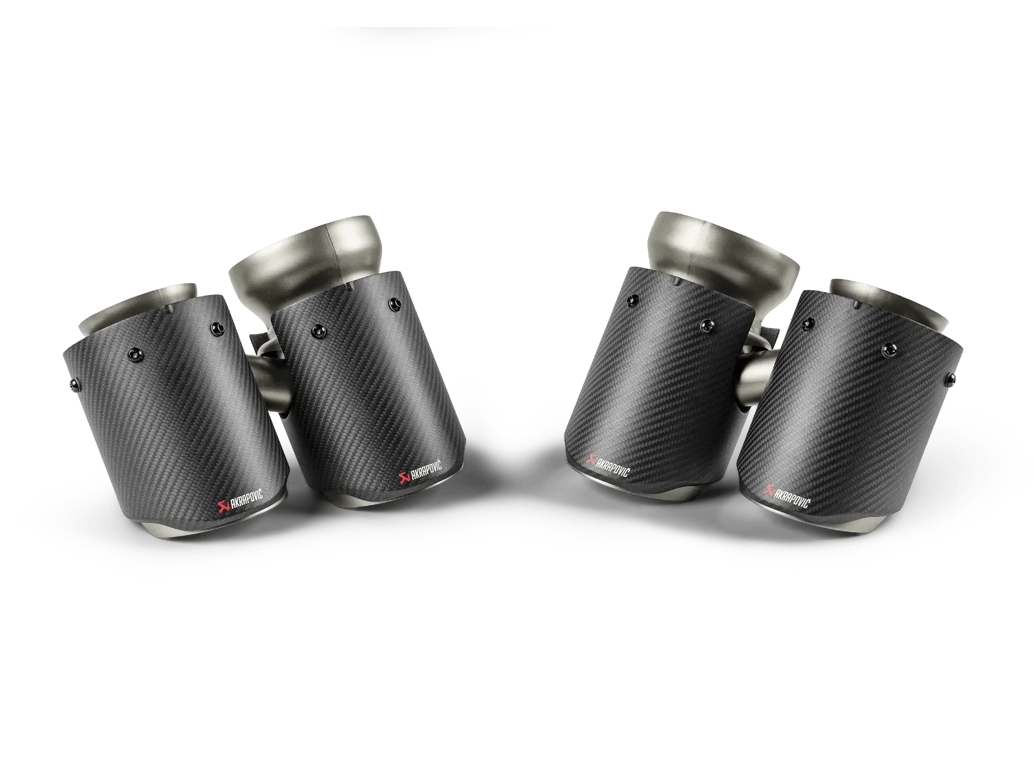Akrapovic Round Carbon Fiber Tail Pipe Set | BMW M5 (G90/G99) (TP-CT/78)