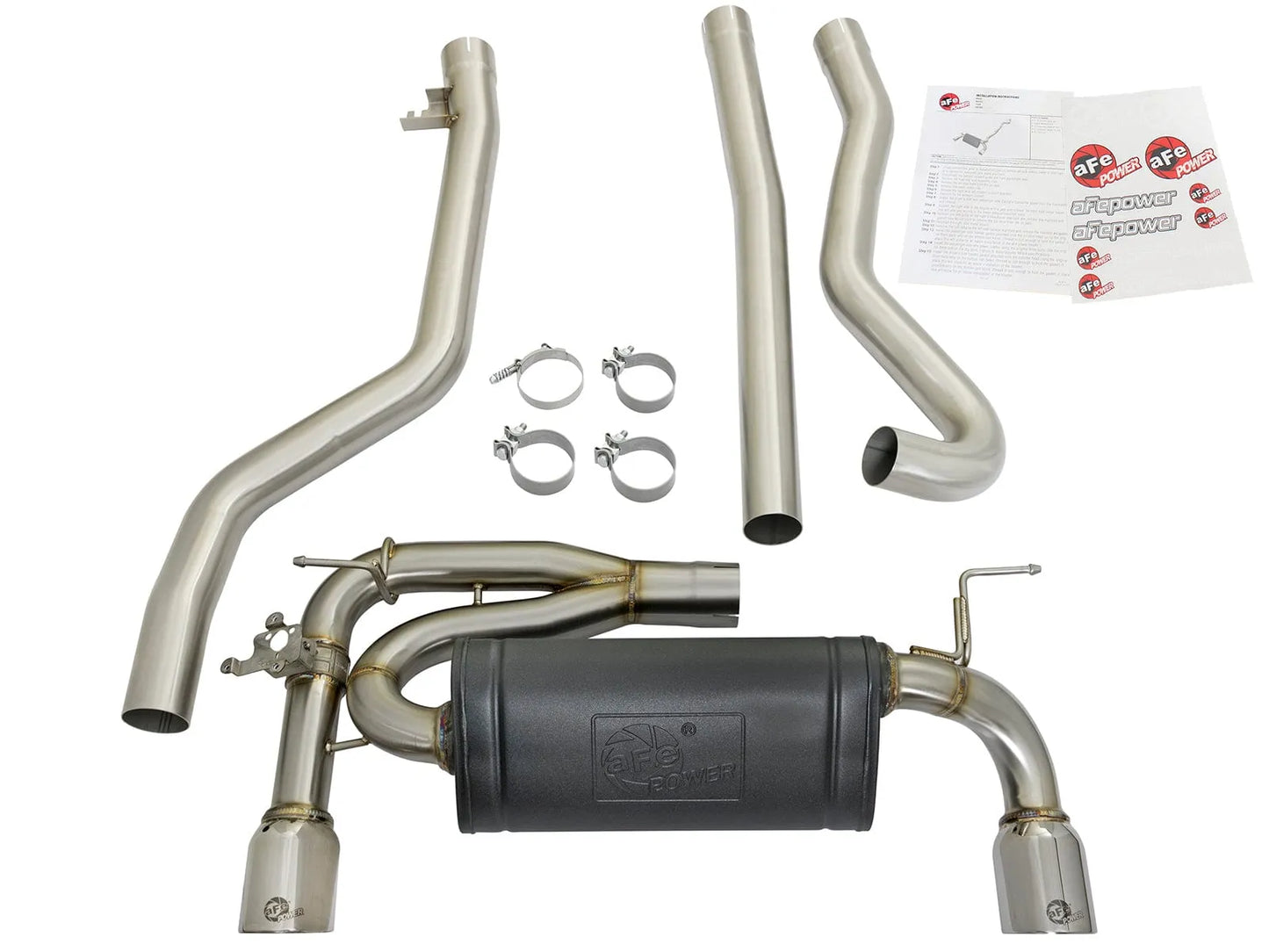 aFe MACH Force-Xp SS Cat-Back Exhaust | BMW 340i/340iX/440i/440iX (16-17) (49-36334-B)