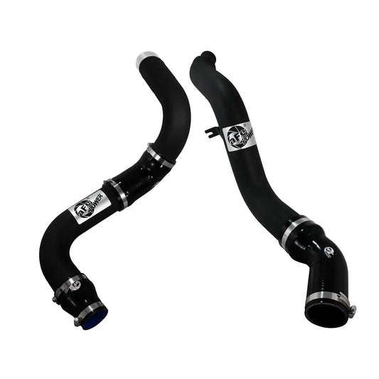 aFe Bladerunner 3in Black Intercooler Hot and Cold Side Tubes 14-15 Dodge Ram 1500 EcoDiesel V6 3.0L