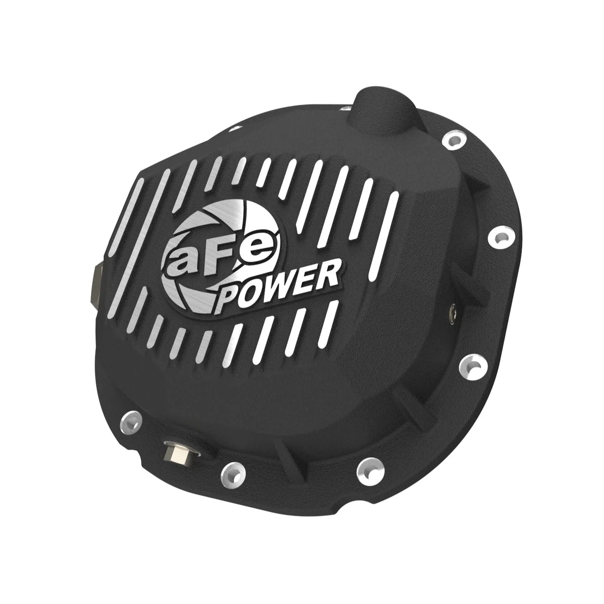 aFe 90-14 Ford F-150 Rear Differential Cover - Black w/ Machined Fins