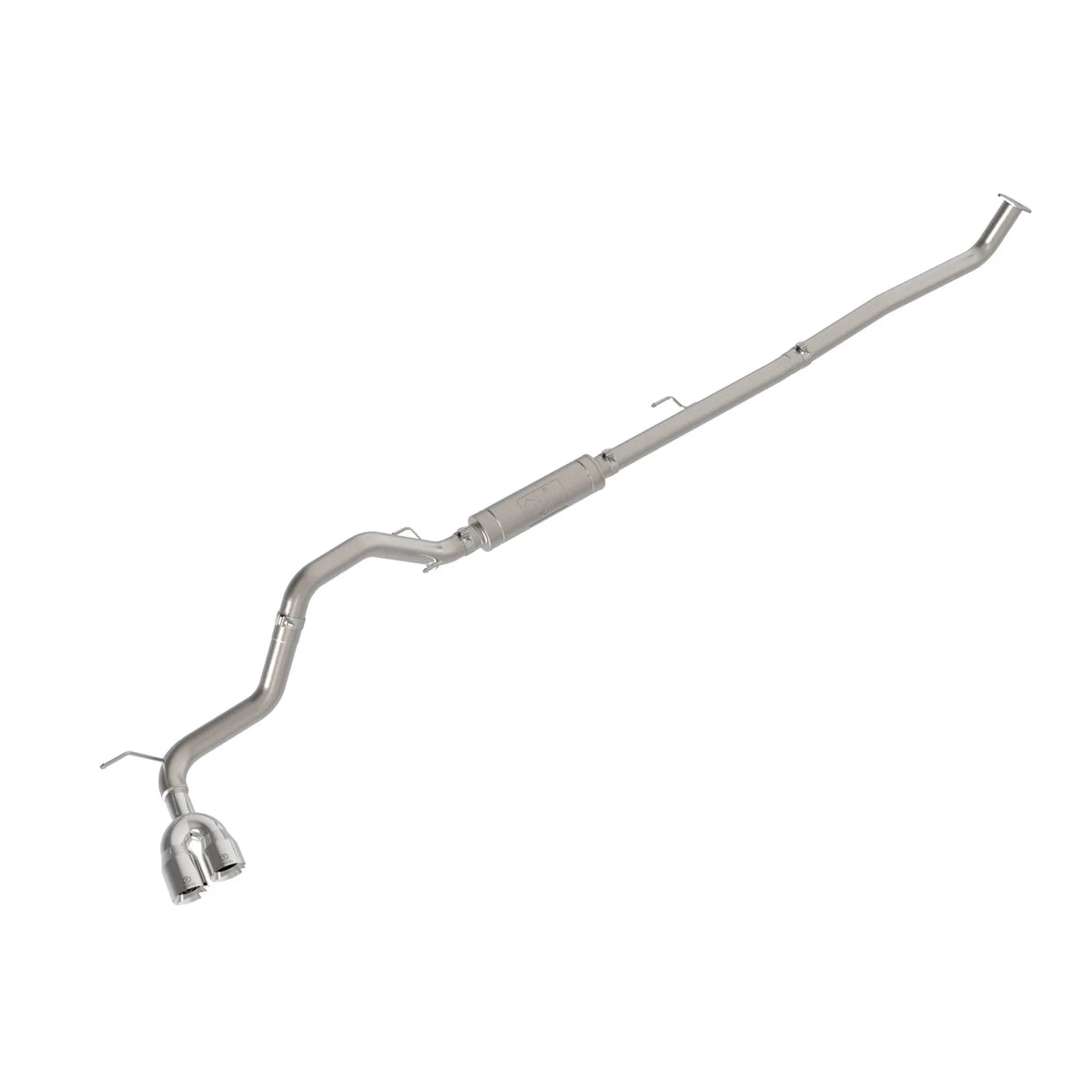 aFe 15-26 Toyota Hilux L4-2.4/2.8L (td) Vulcan Series 3in SS Rear-Side Exit Exhaust w/ Polished Tip