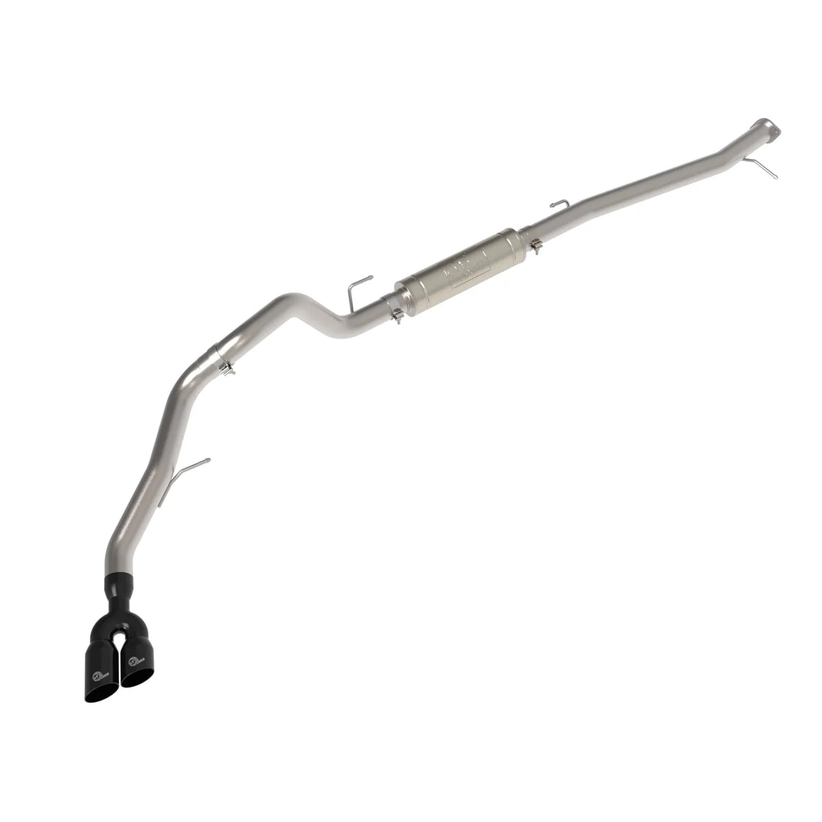 aFe Vulcan Series 3in Stainless Rear-Side Exit Exhaust Sys Black Ford Ranger Raptor 22-26 L4-2.0L