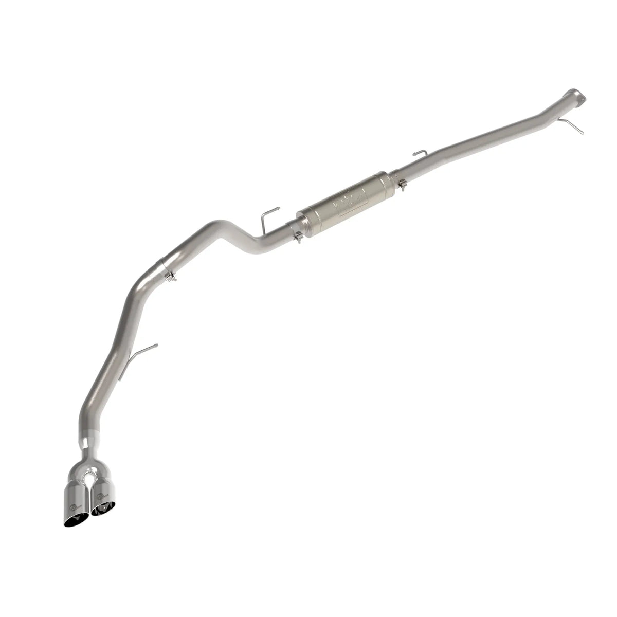 aFe Vulcan Series 3in Stainless Rear-Side Exit Exhaust Sys Polished Ford Ranger Raptor 22-26 L4-2.0L