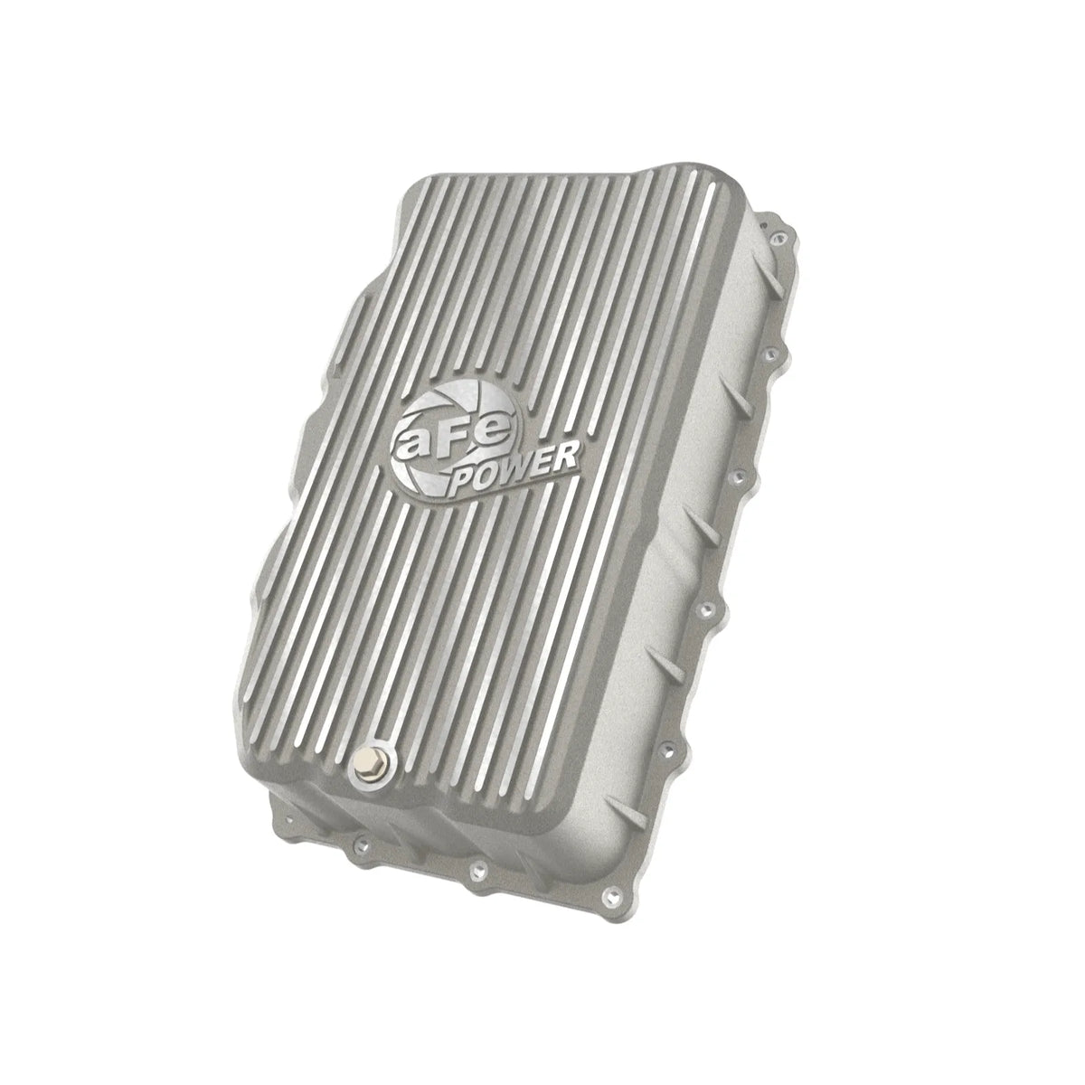 aFe 20-26 GM Trucks L6 3.0L Transmission Pan - Raw / Machined Fins