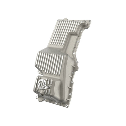 aFe 20-25 GM Trucks Engine Oil Pan - Raw w/ Machined Fins