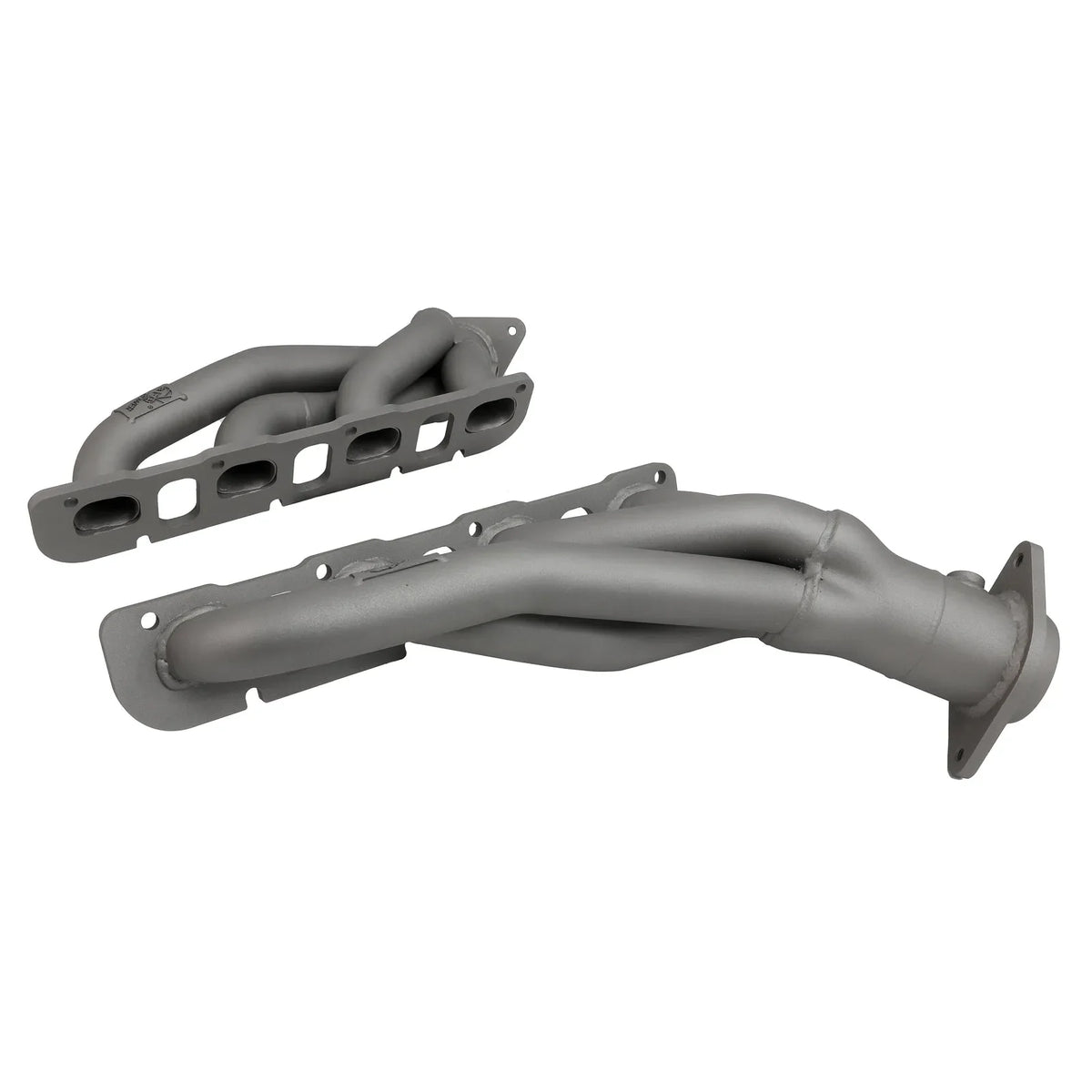 aFe Twisted Steel 304SS Short Header 15-22 Dodge Challenger SC V8-6.2L / 6.4L HEMI Titanium Coating