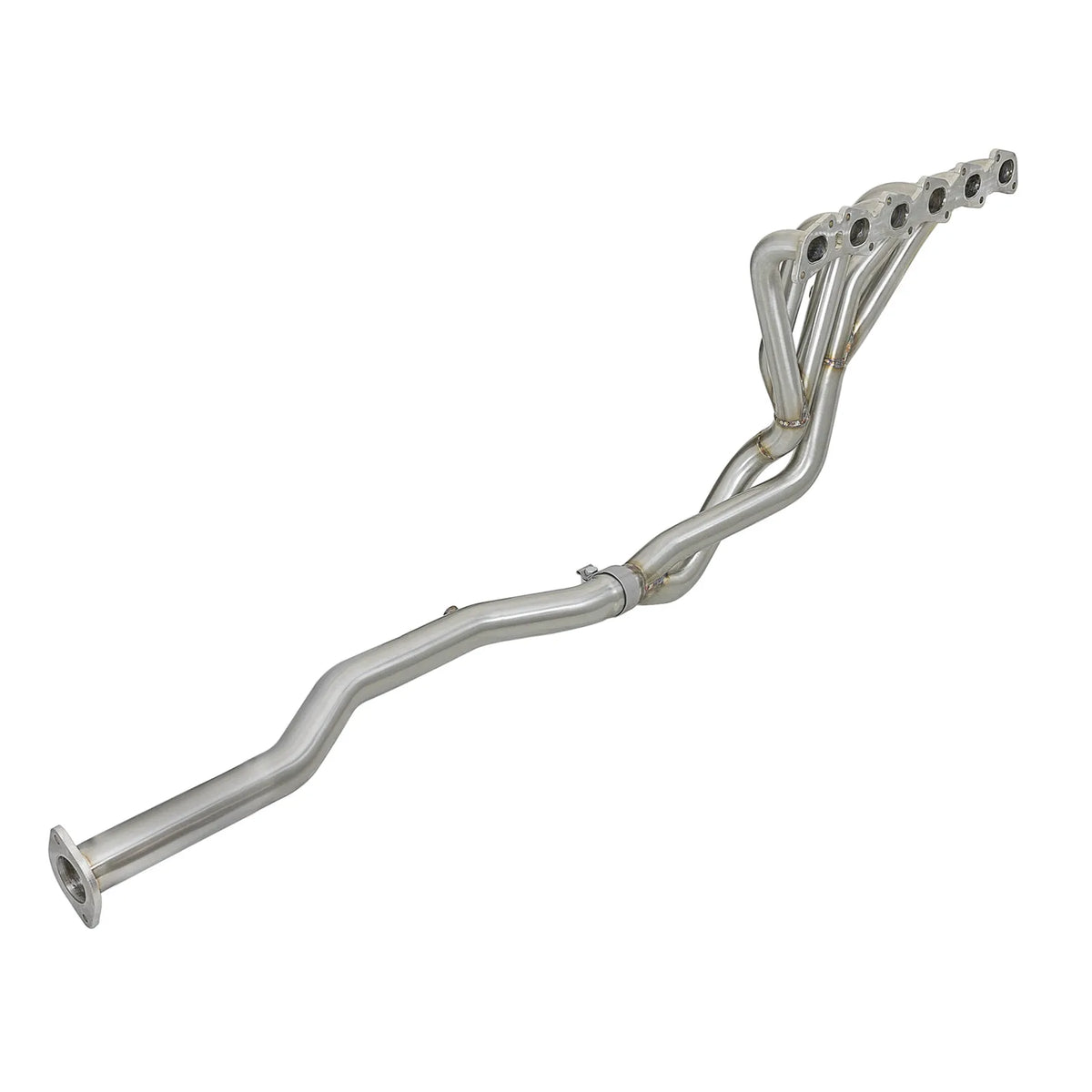 aFe Power Twisted Steel Long Tube Header & Connection Pipes 01-16 Nissan Patrol (Y61) V8-4.8L