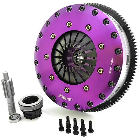 XClutch Twin-Disc Solid Ceramic Clutch Kit with Flywheel | Multiple BMW Fitments (XKBM23589-2E)