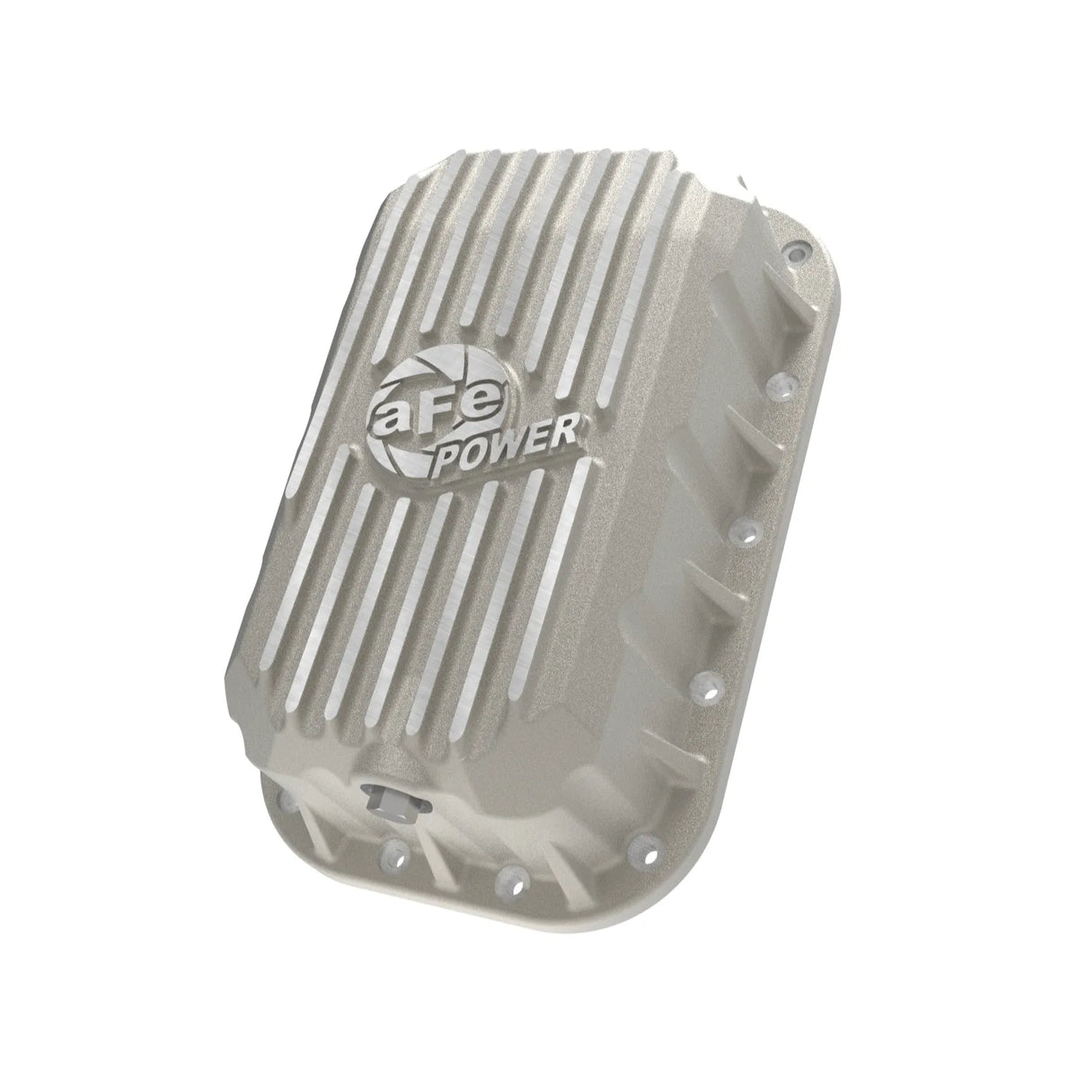 aFe POWER Street Series Engine Oil Pan Raw w/ Machined Fins Jeep Wrangler (JK) 12-18 V6-3.6L