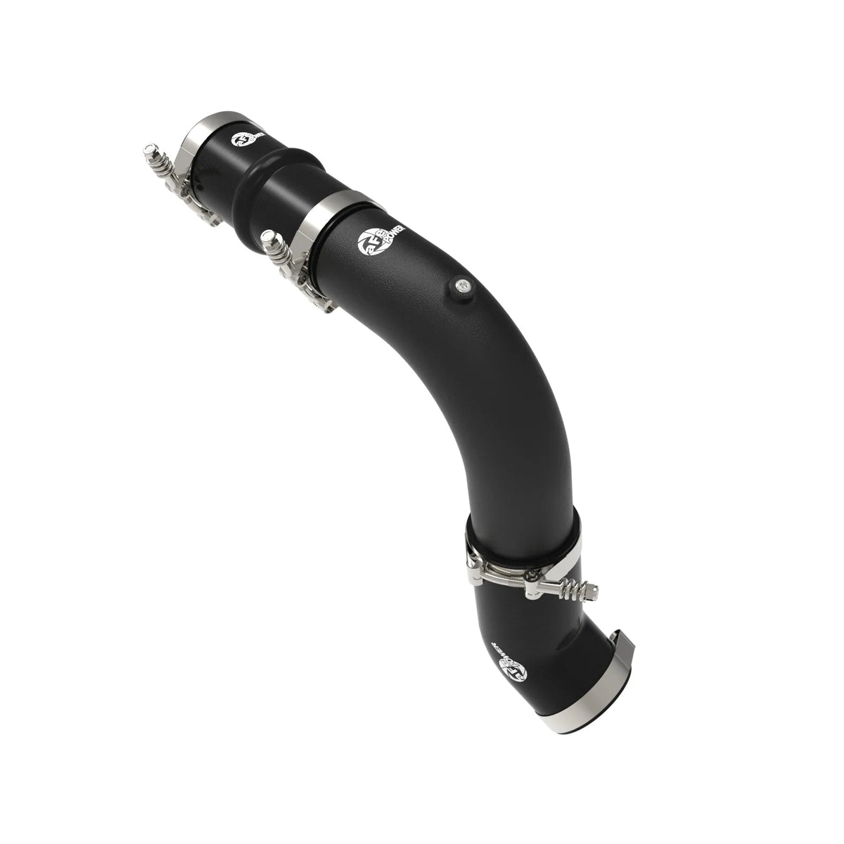 aFe BladeRunner 3in Aluminum Hot Charge Pipe Black RAM Diesel Trucks 25-26 L6-6.7L (td)