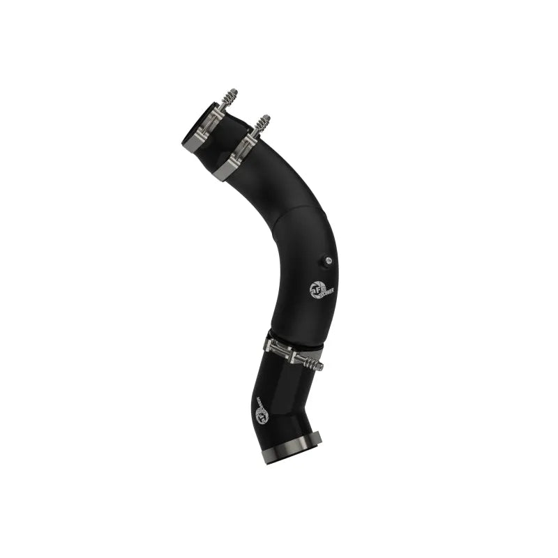 aFe BladeRunner 3-1/2in Aluminum Cold Charge Pipe Black RAM Diesel Trucks 25-26 L6-6.7L (td)