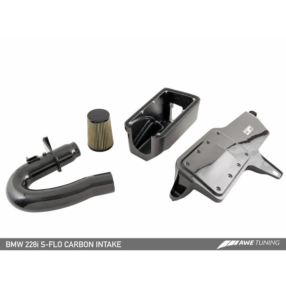 AWE Tuning S-FLO Carbon Intake for BMW 228i/320i/328i/428i (2660-13034)