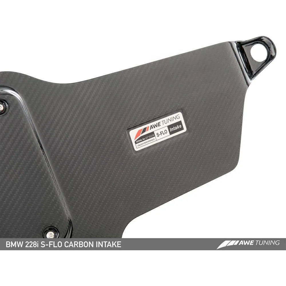AWE Tuning S-FLO Carbon Intake for BMW 228i/320i/328i/428i (2660-13034)