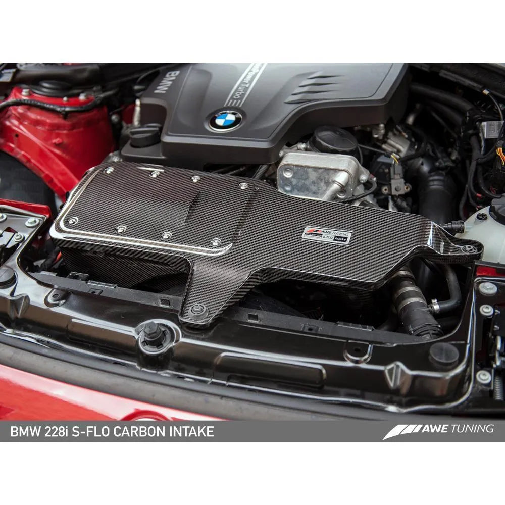 AWE Tuning S-FLO Carbon Intake for BMW 228i/320i/328i/428i (2660-13034)