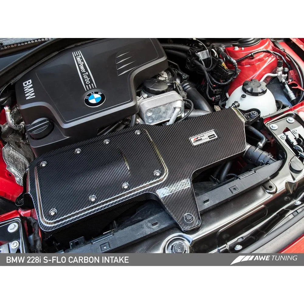 AWE Tuning S-FLO Carbon Intake for BMW 228i/320i/328i/428i (2660-13034)