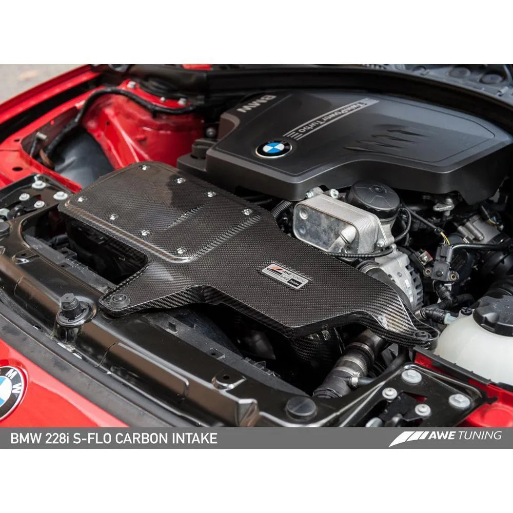AWE Tuning S-FLO Carbon Intake for BMW 228i/320i/328i/428i (2660-13034)