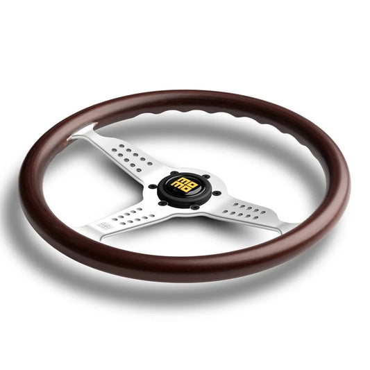 MOMO Super Grand Prix 350mm Mahogany Wood Steering Wheel (GRA35WD0P)