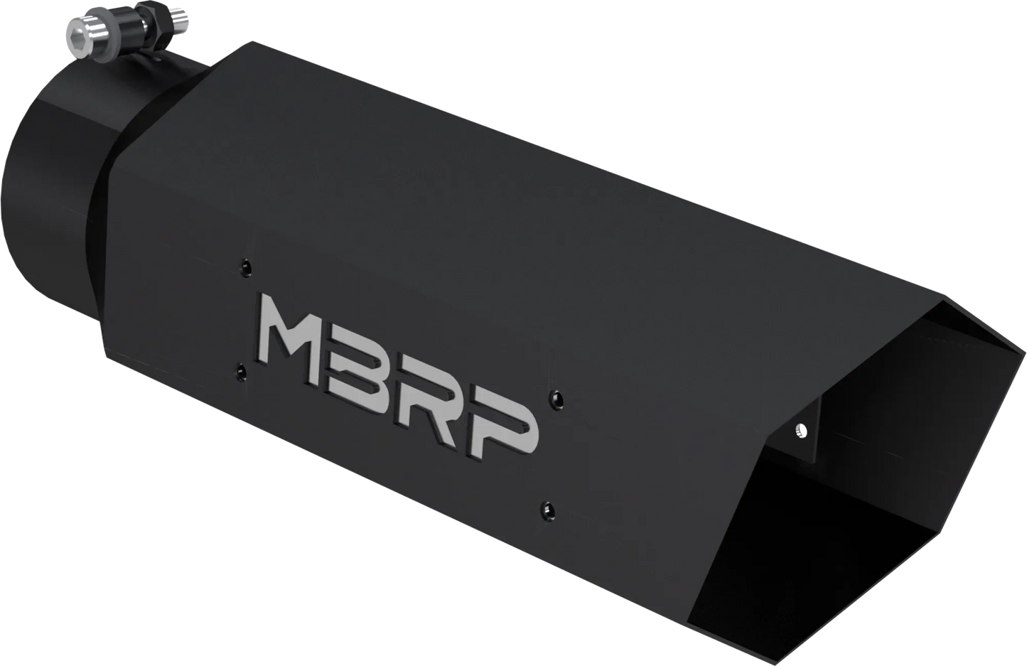 MBRP Single Wall Hex Angle Cut 5-Inch Outlet | Universal (T5164BLK)