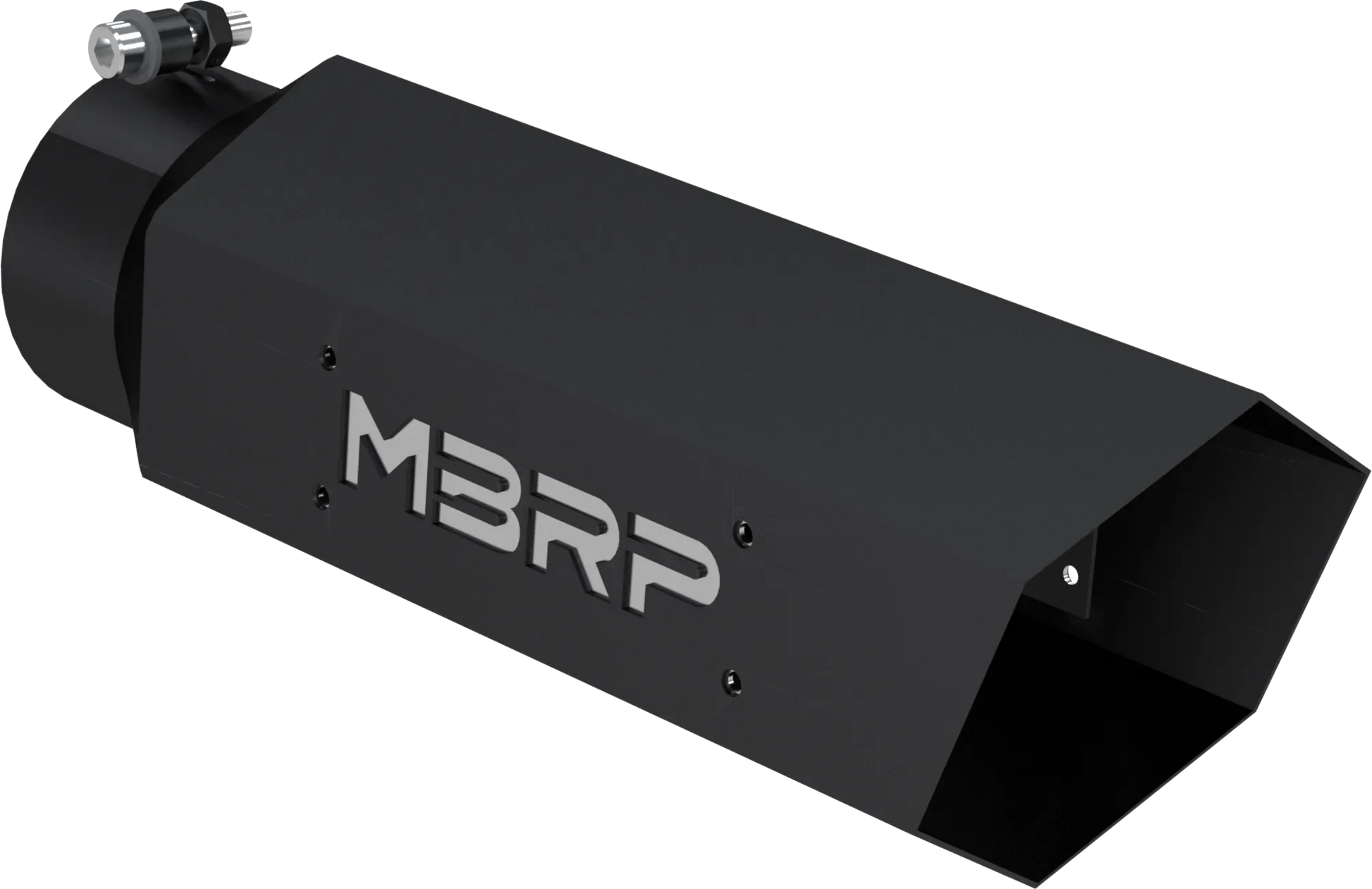MBRP Single Wall Hex Angle Cut 5-Inch Outlet | Universal (T5164BLK)