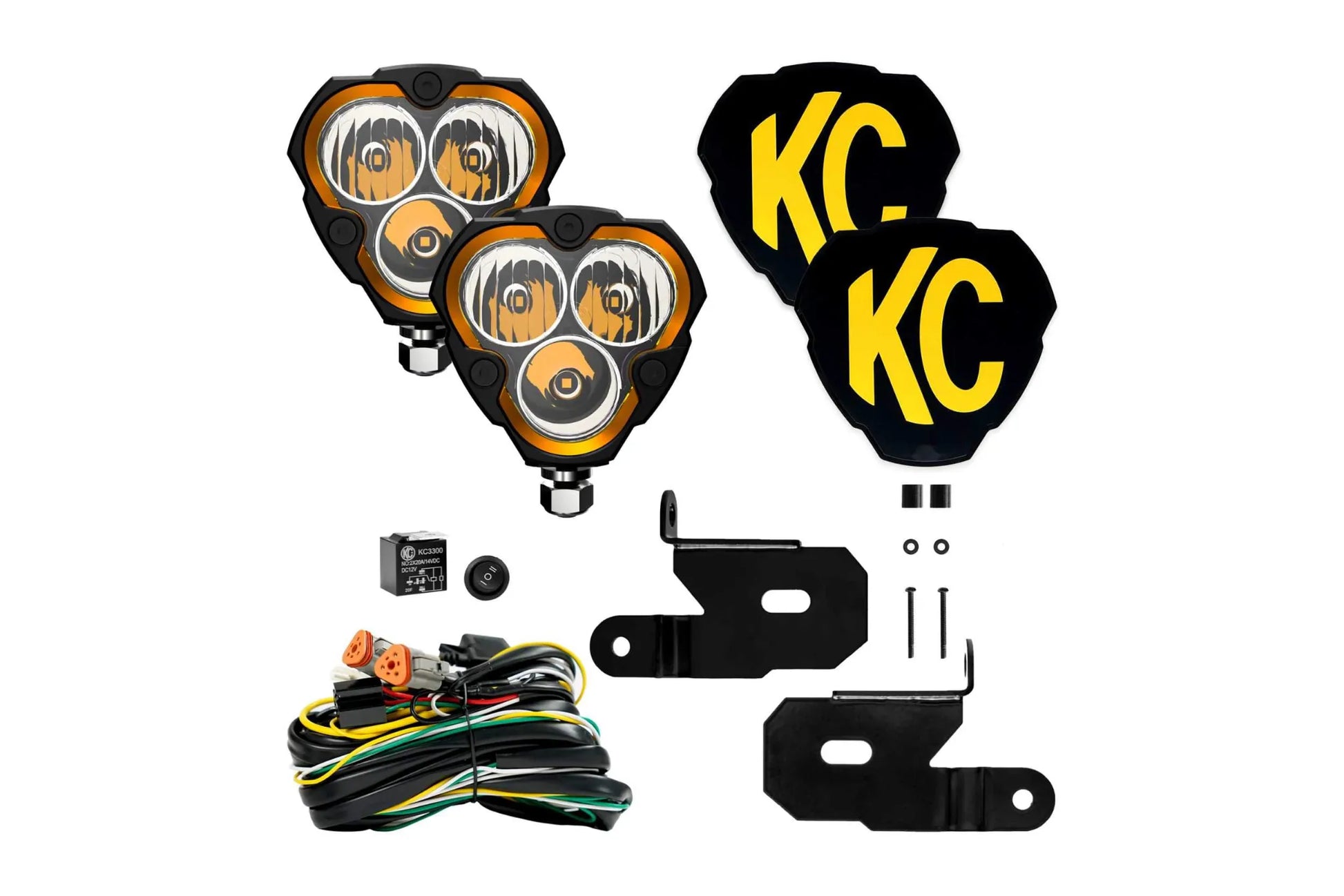 KC HiLites KC Hilites Flex Era Bezel - Red (KC30557)
