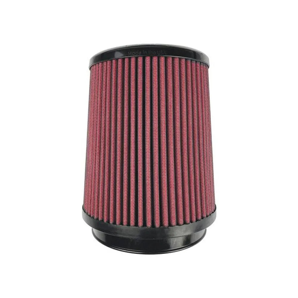 Injen 8-Layer Oiled Cotton Gauze Air Filter 5in Flange / 6.5in Base / 6.9in Media (X-1051-BR)