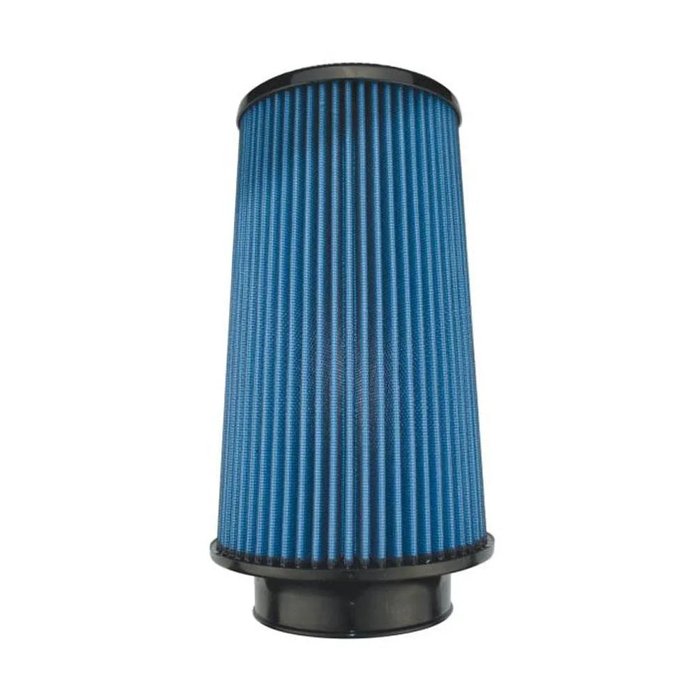 Injen SuperNano-Web Air Filter 4in ID x 6.5in Base x 12in | Universal (X-1111-BB)