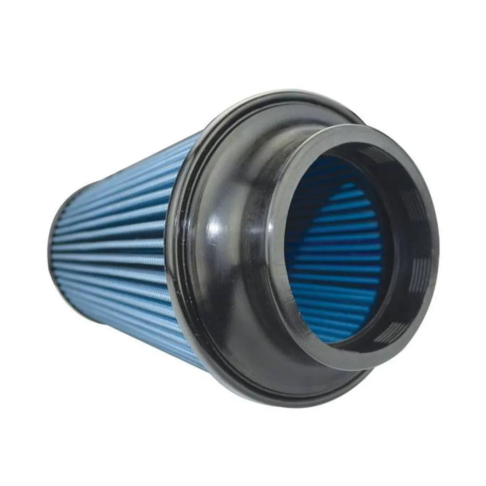 Injen SuperNano-Web Air Filter 4in ID x 6.5in Base x 12in | Universal (X-1111-BB)