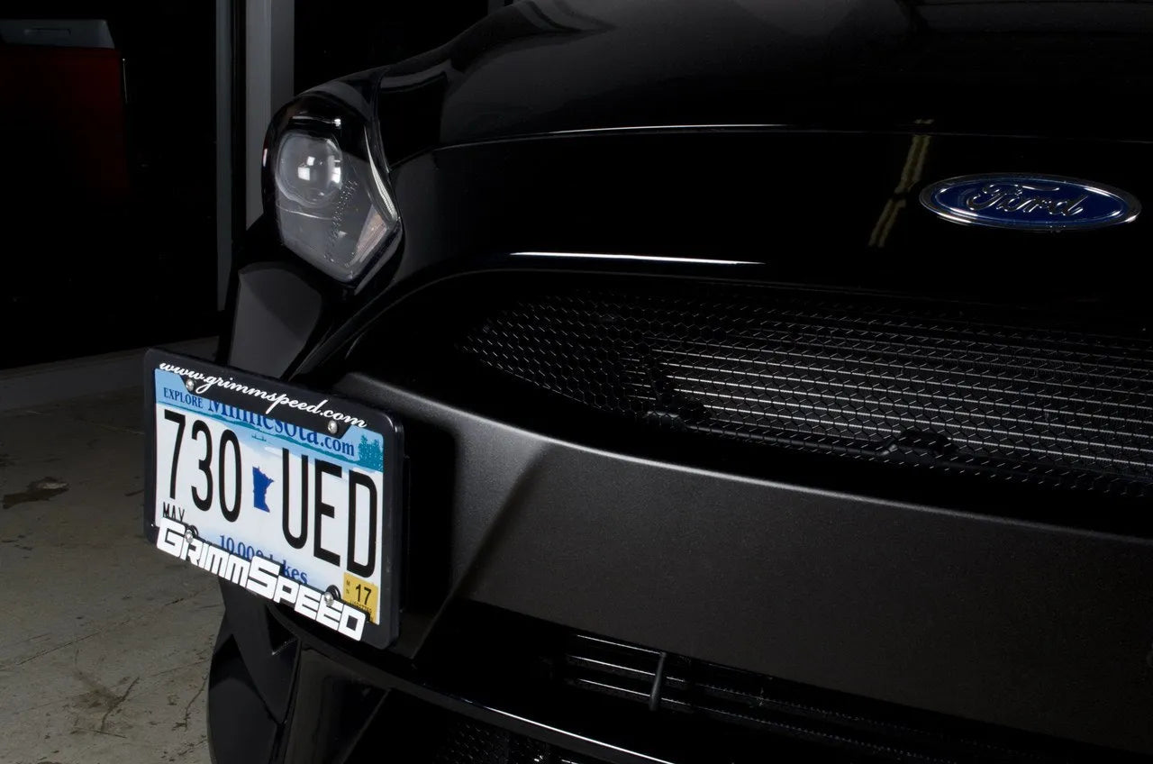 GrimmSpeed License Plate Relocation Kit | 2016-2018 Ford Focus RS (094070)
