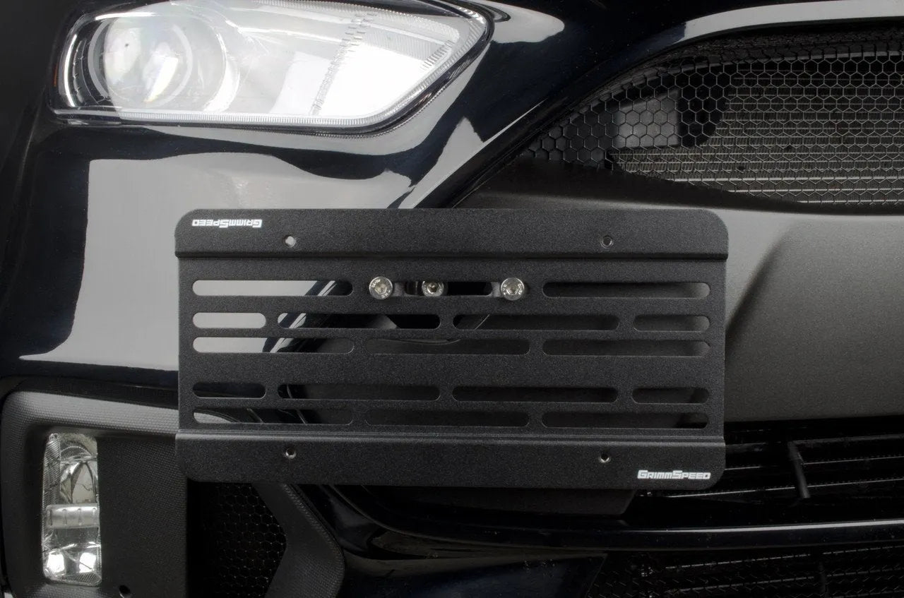 GrimmSpeed License Plate Relocation Kit | 2016-2018 Ford Focus RS (094070)
