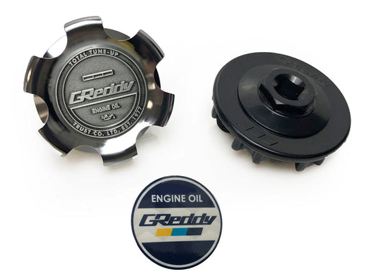 GReddy Type-B Oil Filler Cap - Chrome | Multiple Subaru Fitments (13901526)