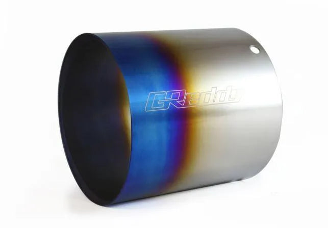 GReddy Revolution RS Titanium Exhaust Tip - 105mm Diameter/120mm Length (11001148)