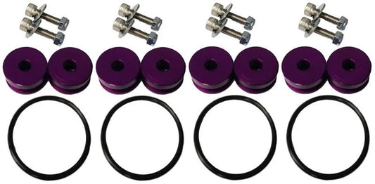 Torque Solution Purple Billet Bumper Quick Release Kit Combo (TS-UNI-026PRc)