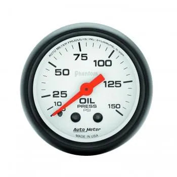 Autometer Phantom Series 2-1/16'' Oil Pressure 0-150 PSI Gauge (5723)