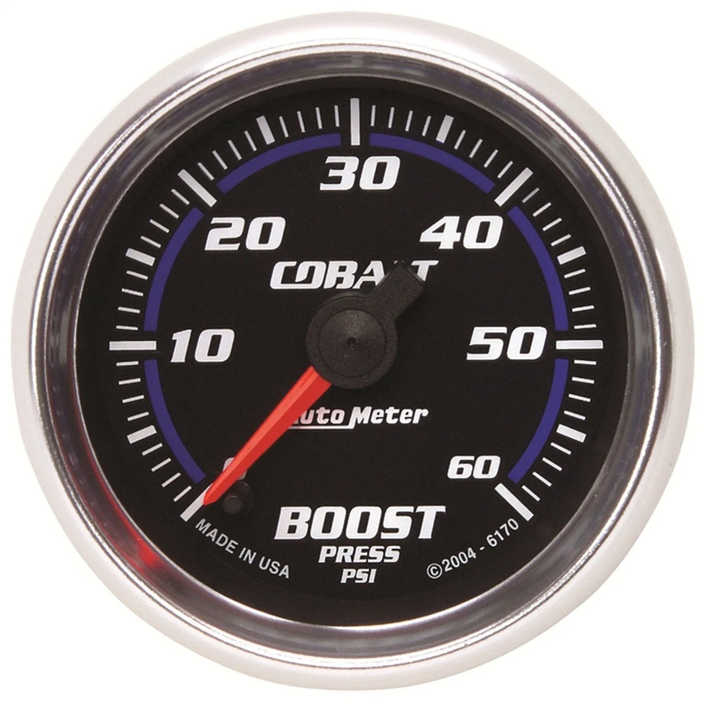 Autometer Cobalt 52mm 0-60 PSi Boost Gauge (6170)