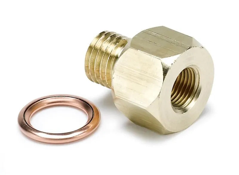 Auto Meter 1/8" NPT to M12x1.5 Electric Temperature or Pressure Adapter (2277)