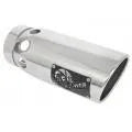 aFe SS 4in In x 5in Out x 12in Intercooled Clamp-On Exhaust Tip | 4in Out Vehicles (49T40501-P121)