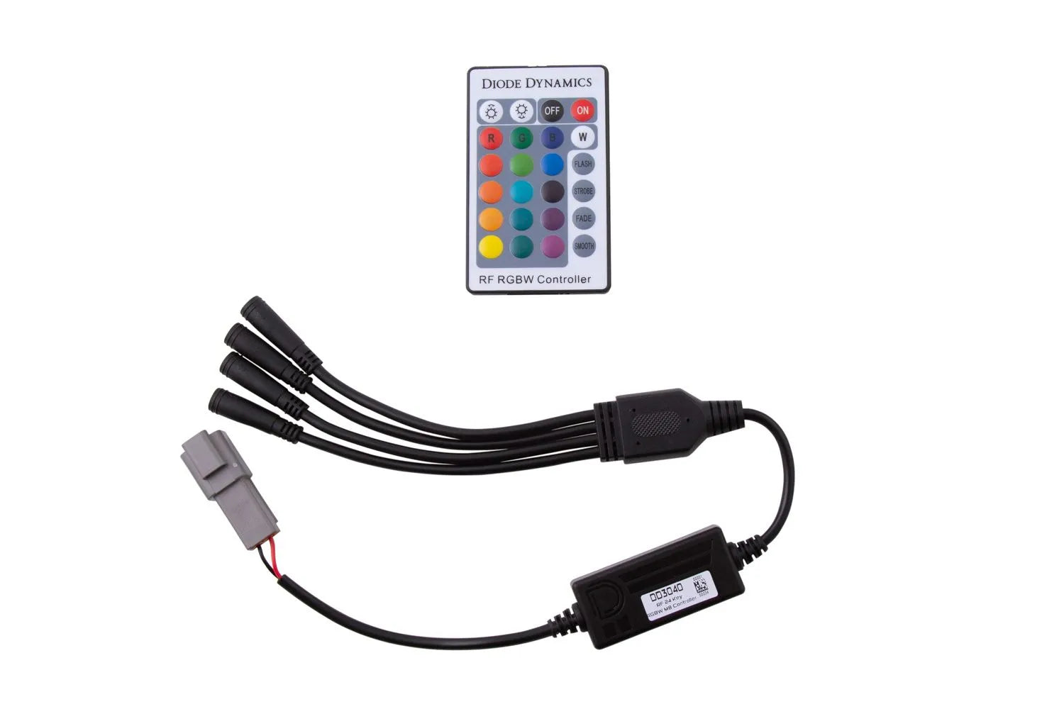 Diode Dynamics RGBW 24-Key M8 RF Controller | Universal (DD3040)