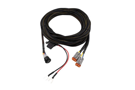 Diode Dynamics Light Duty Dual Output 4-pin Wiring Harness | Universal (DD4092)