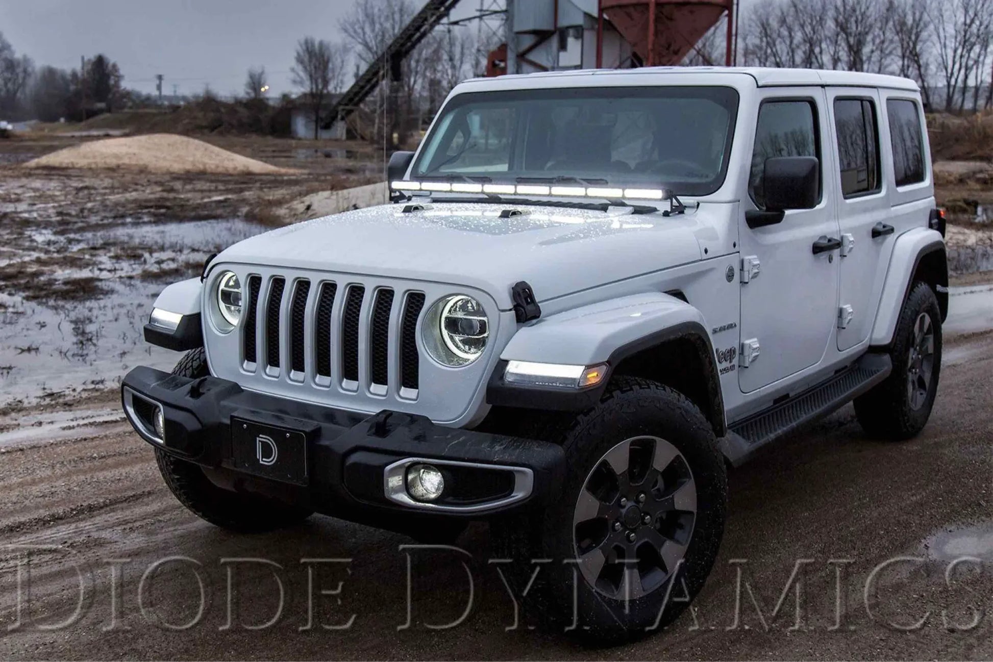 Diode Dynamics Hood-Mount 50" LED Bar | Jeep JL Wrangler (DD6106)