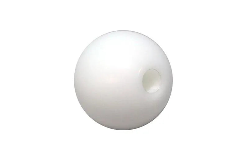 Torque Solution 12x1.25 Delrin 50mm Round Shift Knob (TS-UNI-107AW)