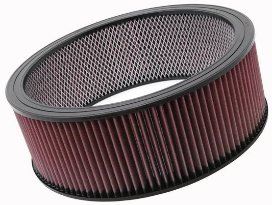 K&N Engineering Replacement Drop In Air Filter: 14in OD / 12in ID / 5in H w/ Inner Wire