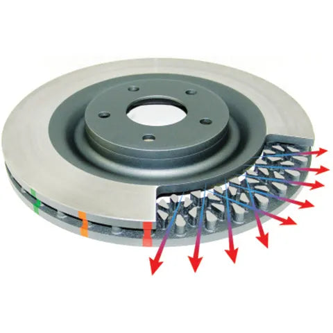 DBA Rear T3 4000 Series Slotted Brake Rotor | Tesla Model S (12+) (DBA42769S)
