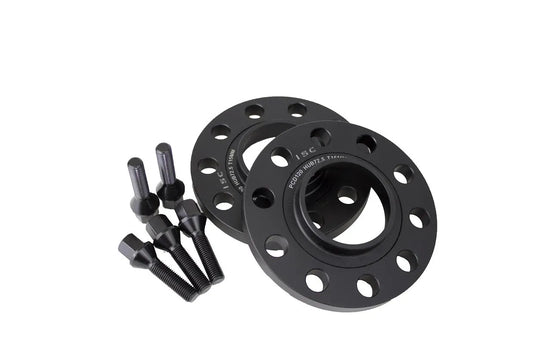 ISC Suspension 15mm Wheel Spacer - 5x120 (72.5 Hub Bore) Bolt Pattern, Black (Pair)