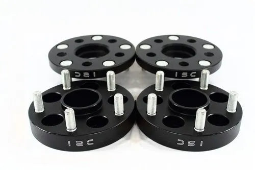 ISC Suspension 15mm Wheel Spacer - 5x120 (72.5 Hub Bore) Bolt Pattern, Black (Pair)
