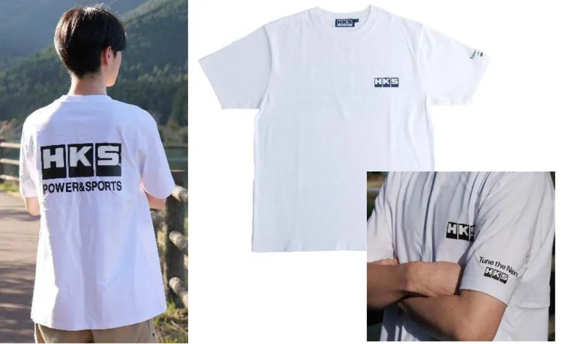 HKS Powersports T-Shirt White L | (51007-AK639)