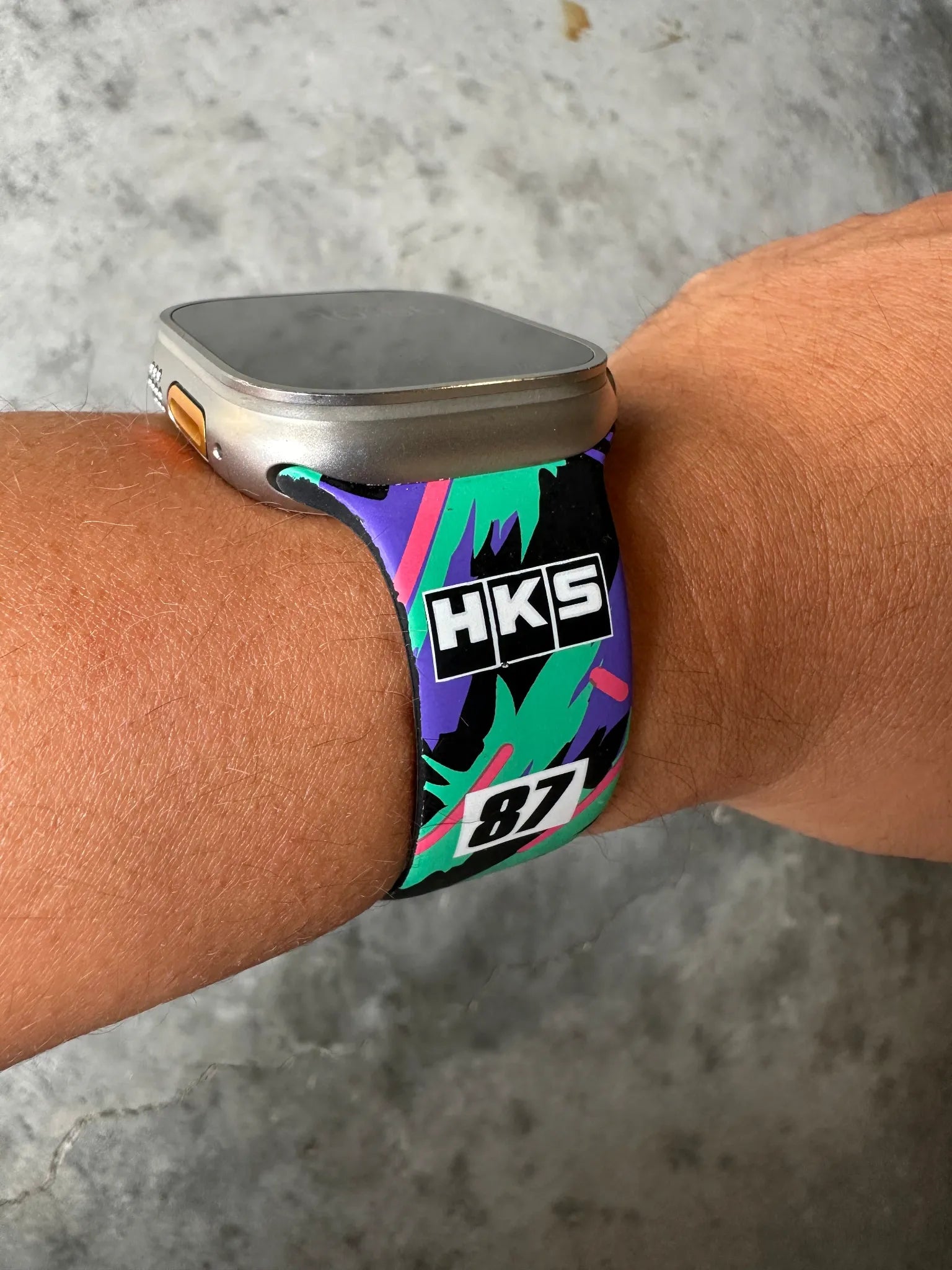 HKS Apple Watch Band Oil Color Size L | (51007-AK675)