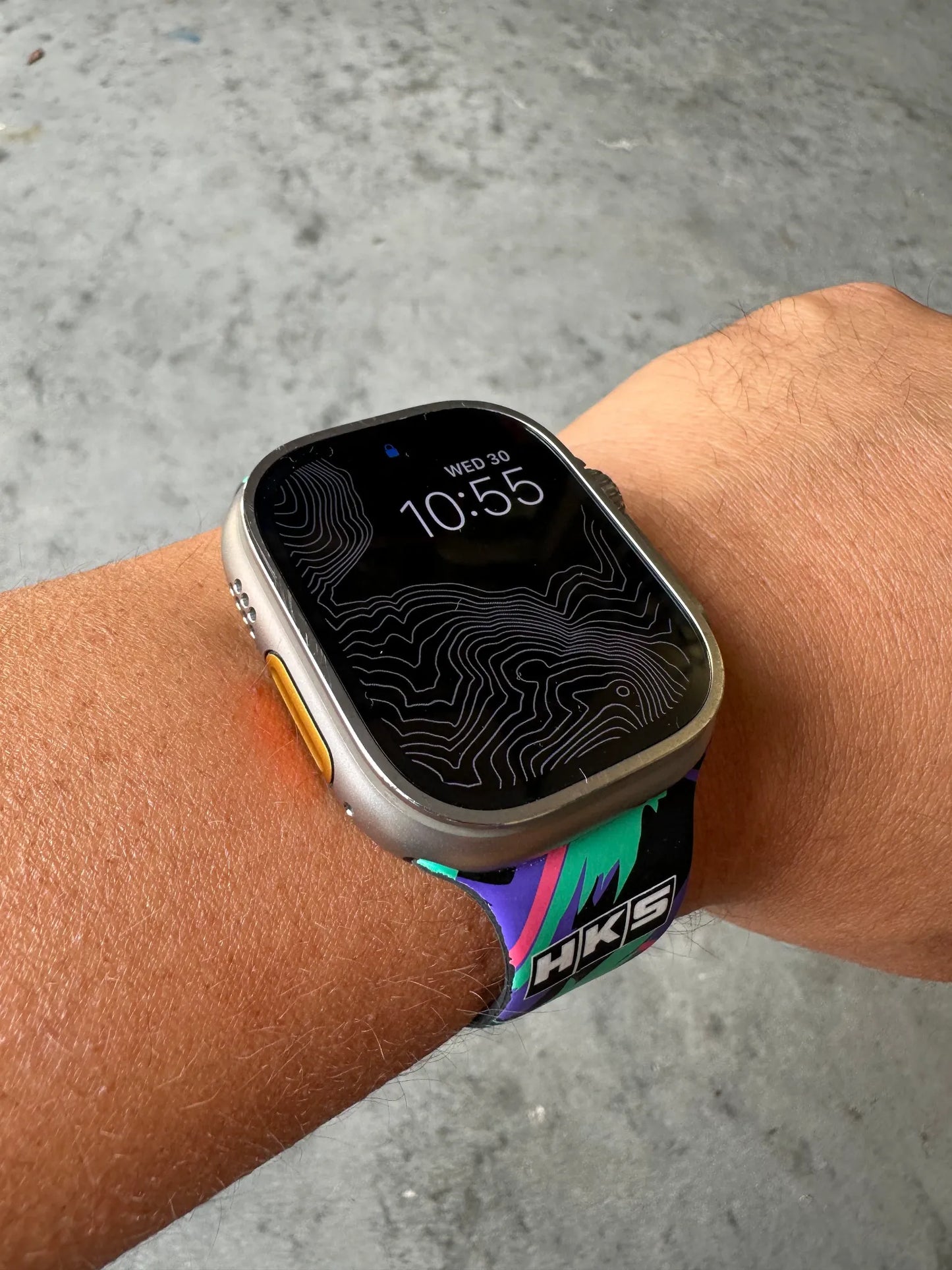 HKS Apple Watch Band Oil Color Size L | (51007-AK675)